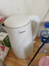 美的（Midea）电热水壶烧水壶1.7L304不锈钢0涂层双层隔热自动断电1500W养生冲奶2026新款 MK-SH17M130 实拍图