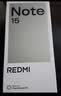 小米REDMI Note15第三代骁龙6 金刚品质 5800mAh大电量 防尘防水 8+256 子夜黑 红米5G手机 国家补贴 实拍图