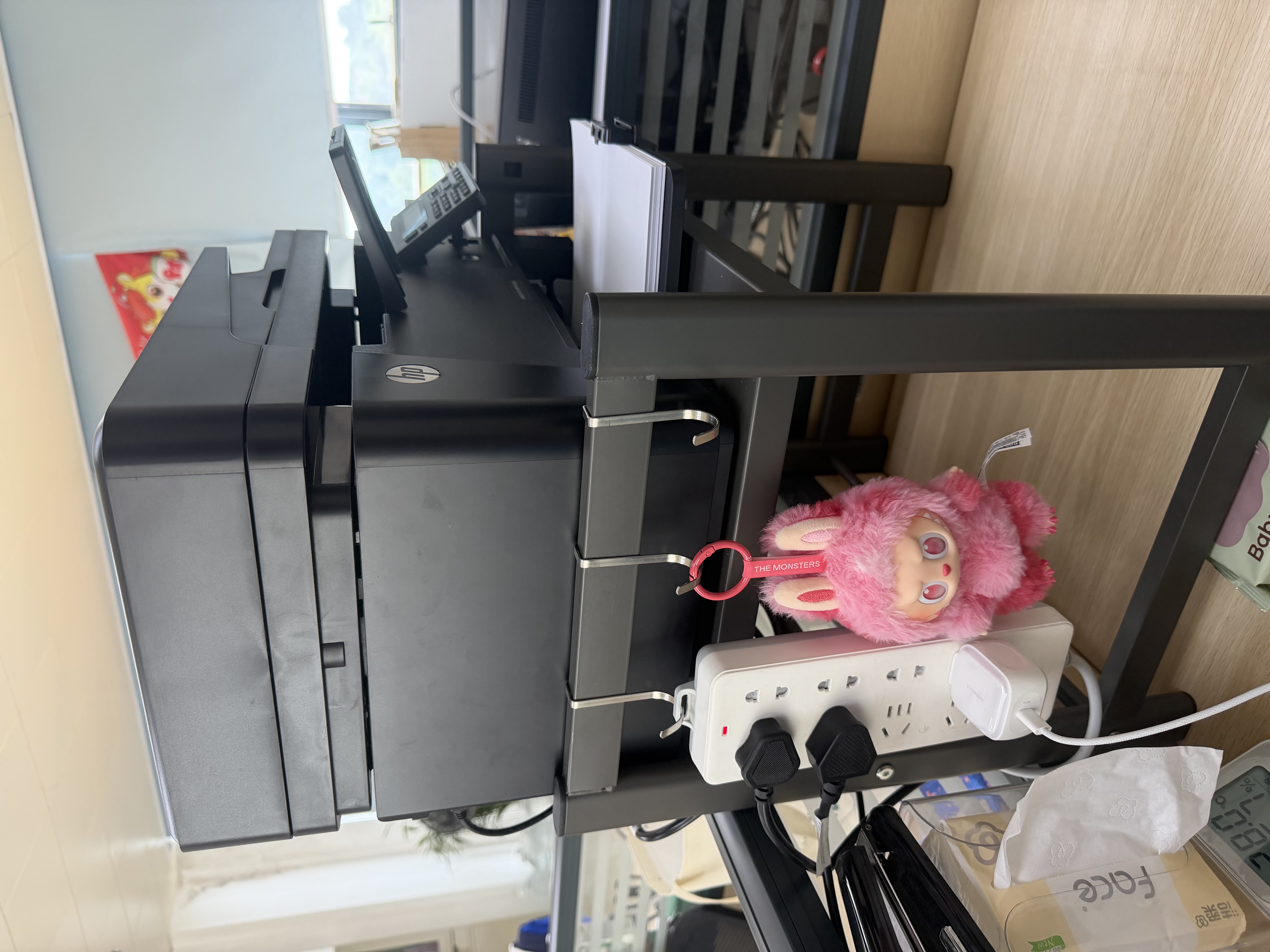 溢彩年华打印机架子多层置物架复印机托架现代落地移动办公室桌收纳架7231 实拍图