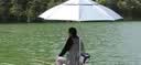 渔之源钓鱼伞垂钓手拐杖户外露营防晒防风防雨摆摊双键快调挪威蓝2.4米 实拍图
