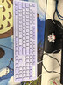 联想（Lenovo）有线键鼠套装KM220/TL21 巧克力按键有线键盘鼠标USB商务电脑办公键盘笔记本台式机一体机键盘紫色 实拍图