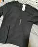 优衣库AIRism宽松圆领T恤/5分袖男女装合作款凉感大师T短袖482295 482295/09黑色 S 实拍图