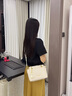 纪诗哲（GIEVSZHE）轻奢包包女士包2026新款斜挎戴妃包生日七夕情人节礼物送女友老婆 【当/次日达】米白色-七夕礼物送女友/一生只送一人 -情人节生日礼物送女友老婆【礼盒包装】 实拍图