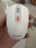 联想（Lenovo）无线蓝牙双模鼠标 便携办公鼠标 人体工程学设计 适用台式机一体机笔记本平板Howard Mouse 2022白 实拍图