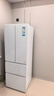 海尔（Haier）冰箱345升彩晶面板一级能效风冷无霜超薄家用法式多门双开门四门四开门小户型Leader系列电冰箱 钢化玻璃面板丨净味除菌丨升级款丨 345升 实拍图