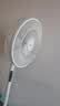 美的（Midea）幸运草安睡风扇直流变频电风扇落地扇四叶草一级能效轻音省电桌面台式立式两用电扇家用节能扇 【直流变频轻音 五星舒适认证】遥控 SDH30RX 实拍图