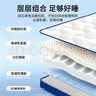无印良品乳胶记忆棉护脊床垫遮盖物1.5x2米单双人家用宿舍可折叠褥子垫被 WY三菱格白【升级抗菌 厚约9cm】 150*200cm【無印正品 塌陷包赔】 实拍图