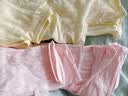 贝瑞加（Babyprints）新生儿连体衣2件装婴儿纯棉衣服初生宝宝内衣长袖薄款爬服 粉黄52 实拍图