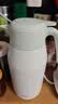 膳魔师（THERMOS） 保温壶家用大容量办公热水瓶暖壶2L男女不锈钢真空水壶 THS/THX THS-2000清新白绿 2L 实拍图