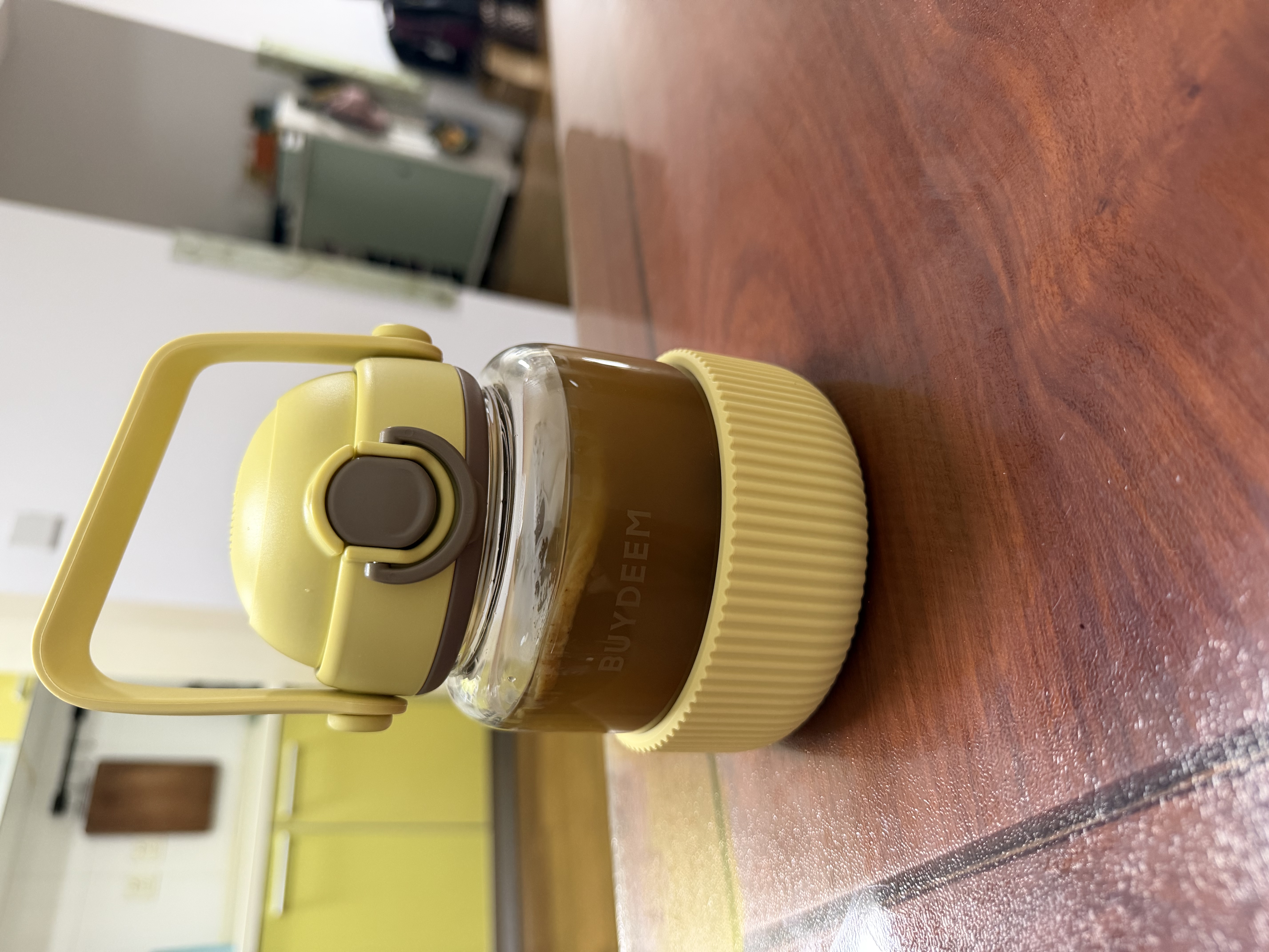 北鼎玻璃杯水杯茶水分离耐高温高硼硅玻璃吸管杯大肚杯 实拍图
