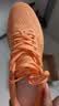 特步（XTEP）薄底香菜跑步鞋透气男鞋秋季缓震回弹运动鞋子耐磨竞训宽楦跑鞋 杏黄色-男 42 【新砝码42.5】 实拍图
