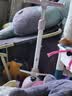 嘻优米儿童滑板车1-6岁可坐防侧翻小孩可推男女孩生日礼物 【可拆卸座椅+脚踏】粉三合一 实拍图