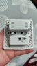 德力西（DELIXI）开关插座面板 CD821系列 双USB+Type-C五孔插座 时尚白大板 实拍图
