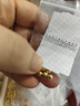 金小貅黄金转运珠女足金999路路通古法珠手链DIY隔珠散珠手链送礼编绳 4mm[古法]0.2-0.22g重工版 实拍图
