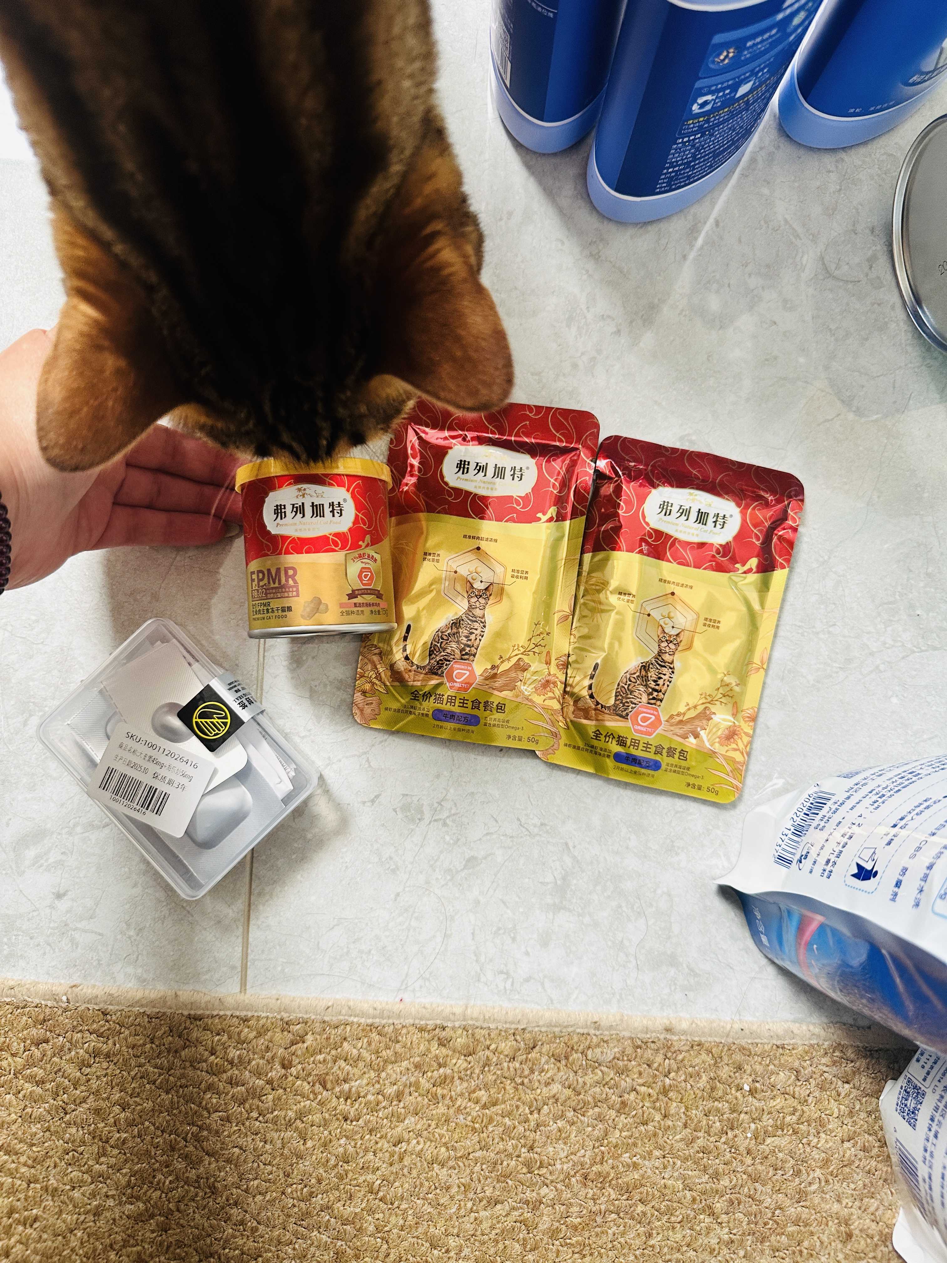 弗列加特理想体态管理猫粮 全价鲜肉烘焙成猫粮鲜鸡肉味1.8kg 实拍图