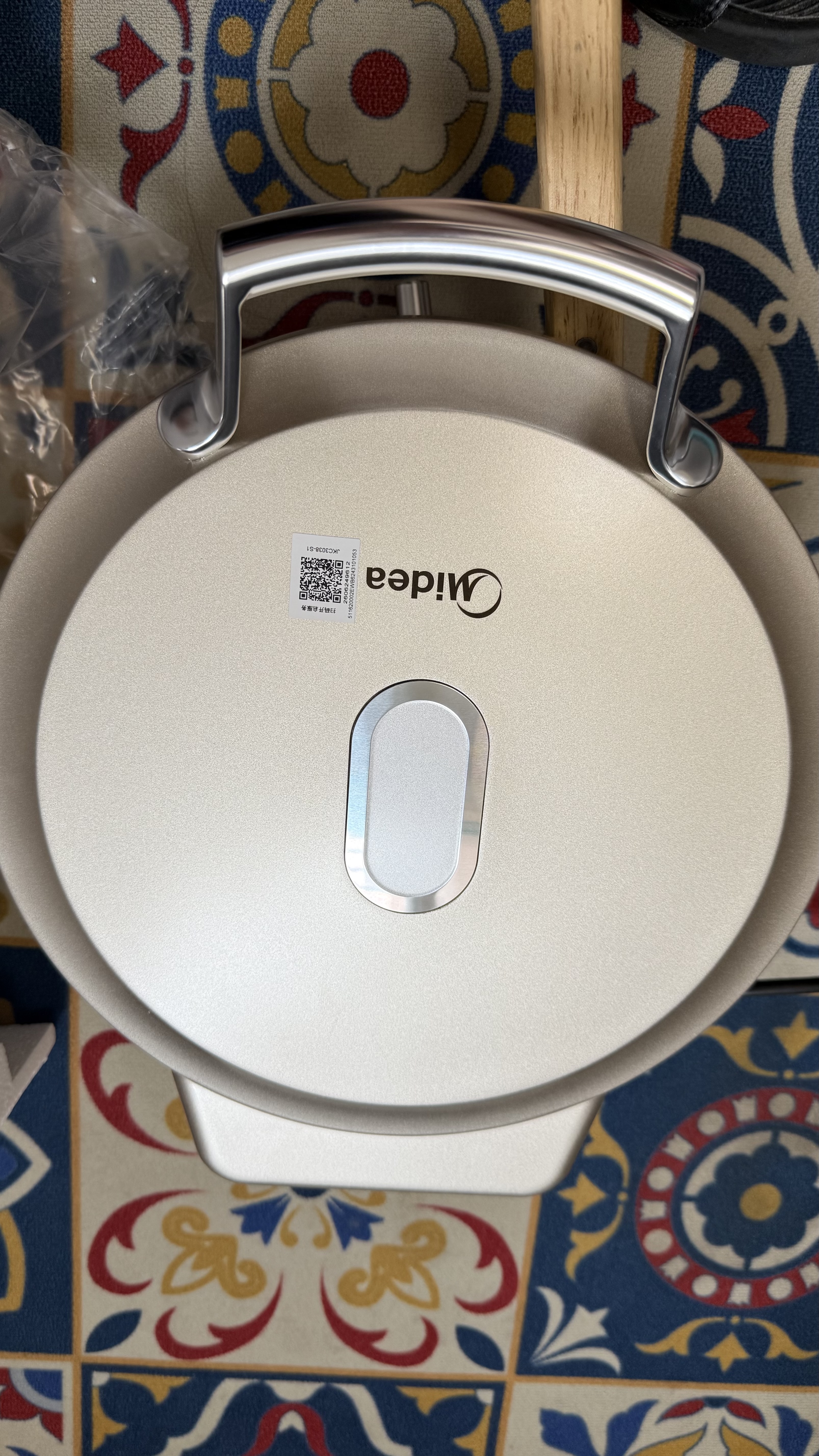 美的（Midea）电饼铛 小钢炮0涂层316L不锈钢电饼档 家庭用40mm超深双面加热 煎饼锅烤肉锅烙饼锅早餐机电煎锅s1 实拍图