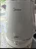美的（Midea）电热水壶钛材质自动断电外塑内钢艺术家1.8L容量家用调奶器一键恒温水壶吨吨2026新款MK-SH60a-Q 实拍图
