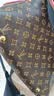 香港正品Carryall子母包2026新款女包真皮潮轻奢老花购物袋托特包 老花咖啡色大号 实拍图