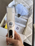 奥克斯（AUX）婴儿理发器儿童电动剃头神器自动吸发新生儿剃胎毛静音剪头发推子家用电推剪2026新款全身水洗 奶黄【升级吸发款】标配 实拍图