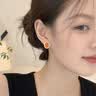真因南红玛瑙耳钉女款轻奢小众高级新中式耳饰情人节生日礼物送女朋友 实拍图