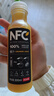 农夫山泉100%纯果汁NFC橙汁300ml*10瓶整箱鲜果饮料礼盒 实拍图