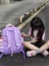 星密途2026新款女书包小学生1-3-6一三六年级库洛米大容量护脊儿童书包 紫色【幼儿园款】 3-4-5-6二年级女孩幼儿园书包入升学儿童书包背包 实拍图