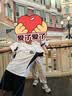 左西童装男童夏套装2026新款夏季儿童速干运动服A类短袖T恤两件套 白色 【A类面料 婴儿般呵护】 140 cm 实拍图