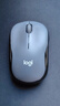 罗技（Logitech）M220 轻音鼠标 无线鼠标 办公鼠标 对称鼠标 带无线微型接收器 灰黑色 实拍图
