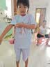 迪士尼儿童速干衣套装爱莎公主短袖t恤女童夏季套装FL164004-4 紫色140 实拍图