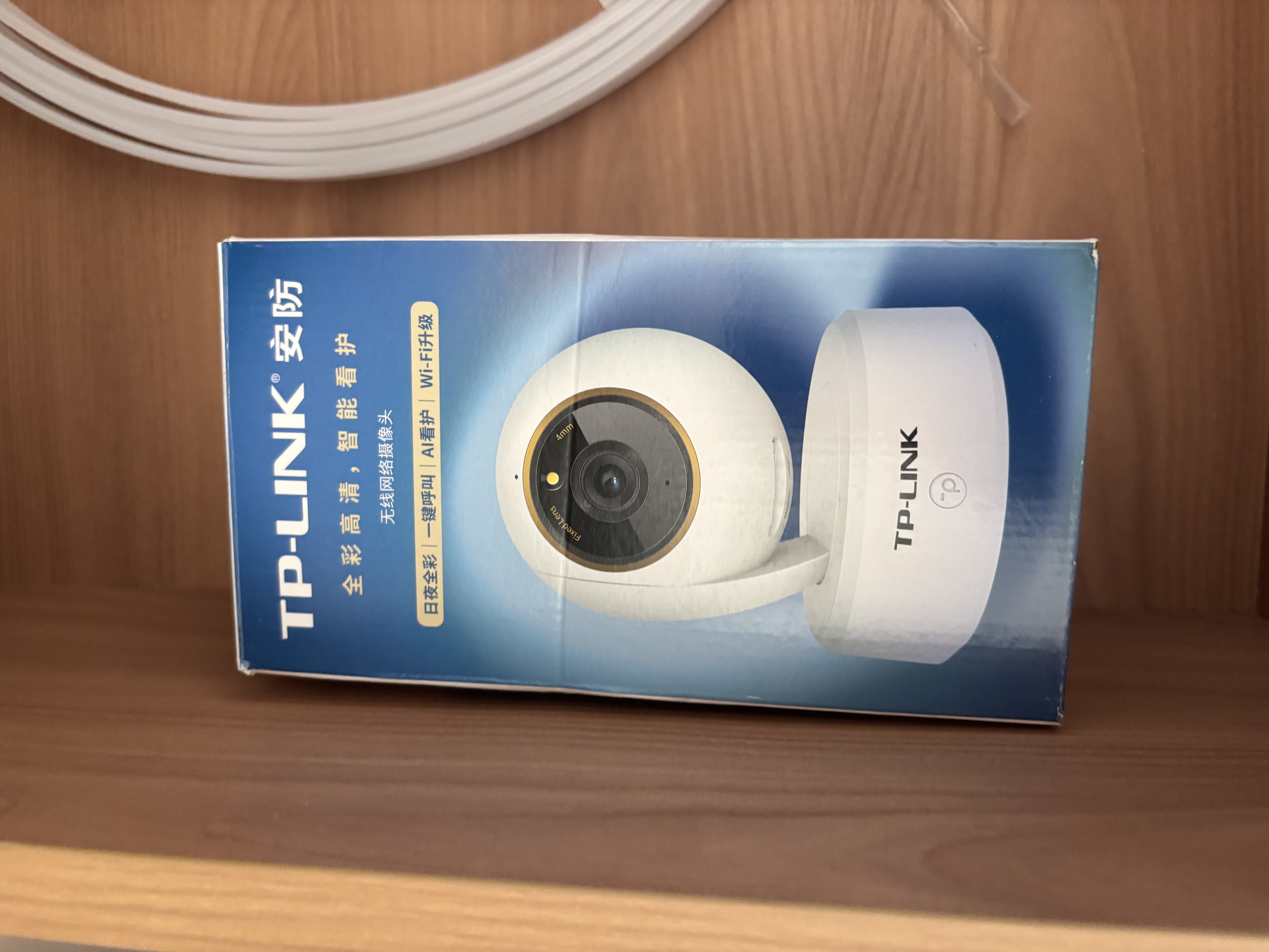 普联（TP-LINK）800万全彩云台无线网络摄像机监控摄像头TL-IPC48AW 全彩 Plus 32G存储卡套装 实拍图