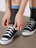 匡威（Converse）All Star夏季经典帆布男女低帮休闲运动鞋黑色101001 101001/黑色 42.5 实拍图