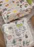 棉加加（Cotton++）纱布浴巾6层婴儿纯棉宝宝全棉100%新生儿童3-6-12岁洗澡包被裹巾 升级 卡皮蓝色【a类6层一体超柔110*110- cm拉伸尺寸 实拍图