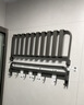百悍毛巾架免打孔卫生间置物架浴室挂件厕所浴巾架套装卫浴洗手间收纳 实拍图