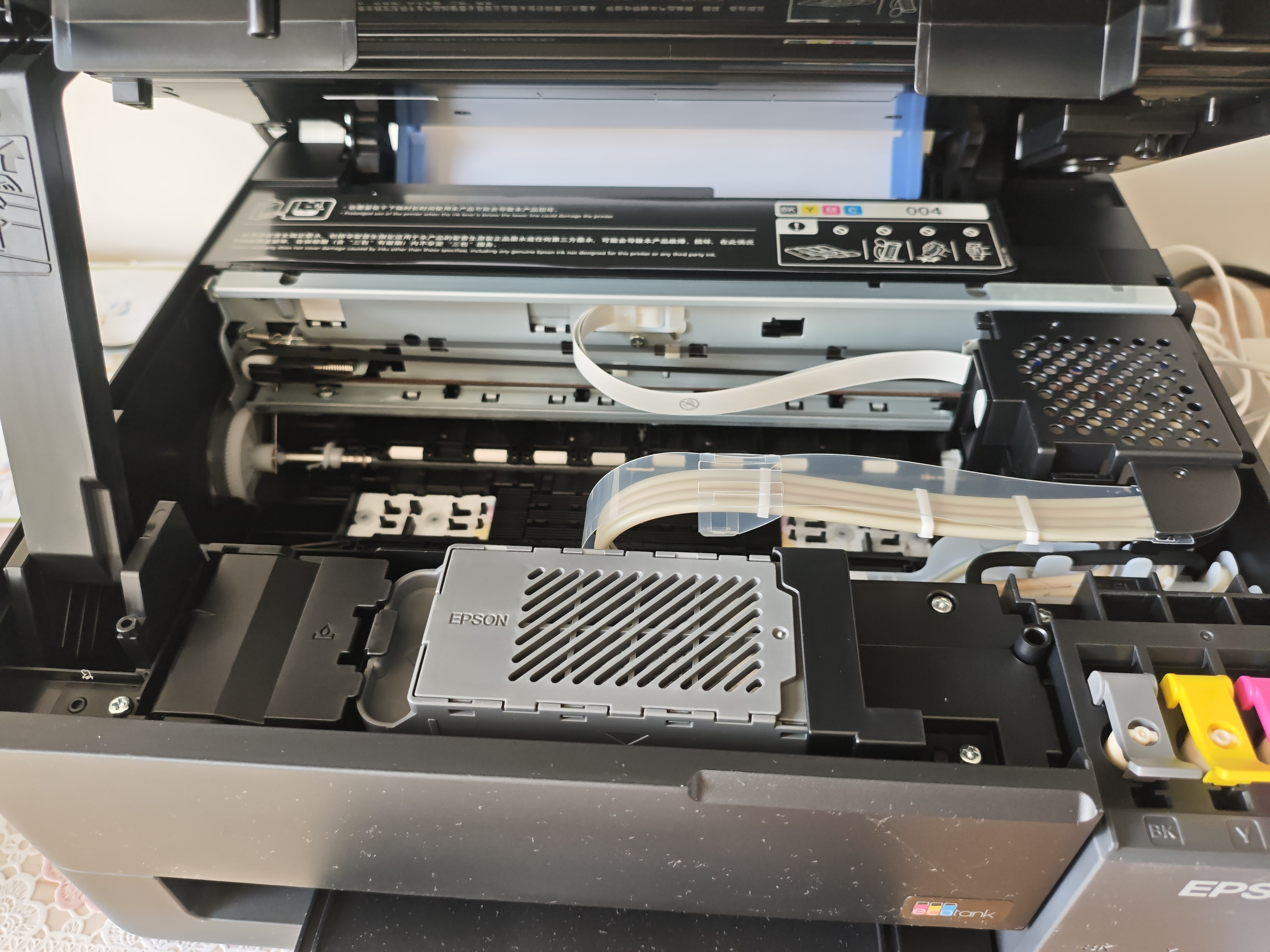 爱普生（EPSON）【6代新品】L3353墨仓式彩色家用AI学习打印机 L3251/L3255升级版(打印复印扫描 微信/无线 黑色） 实拍图