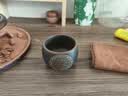 广西钦州坭兴陶姓氏主人杯个人专用百家姓陶瓷紫砂品茗茶杯可定制 直接下单备注姓氏就好 实拍图