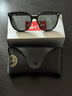 雷朋（RayBan）七夕情人节礼物太阳镜男女款时尚大框墨镜舒适眼镜0RB4423D 实拍图