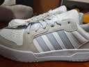 adidas ENTRAP美式校园风运动鞋少年感复古篮球风板鞋阿迪达斯 白色/矾土棕/浅蓝   37 实拍图