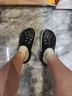 卡骆驰（CROCS）贝雅卡骆班洞洞鞋轻便耐磨一脚蹬休闲鞋女鞋时尚沙滩鞋|205089 黑色/白色-066(含智必星) 37 /38(230mm) 实拍图