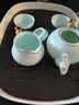 莱贝（RYBACK）日式茶盘茶台茶托盘家用功夫茶具托盘塑料茶托桌面杯子沥水置物盘 长方形茶托 实拍图