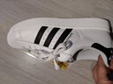 阿迪达斯七夕礼物adidas三叶草贝壳头SUPERSTARII男女休闲鞋 IH8659 43码 实拍图