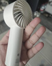 得力手持小风扇小风炮便携式充电风扇高转速轻音节能户外降温小型电扇usb充电长续航电扇-LK120白 实拍图