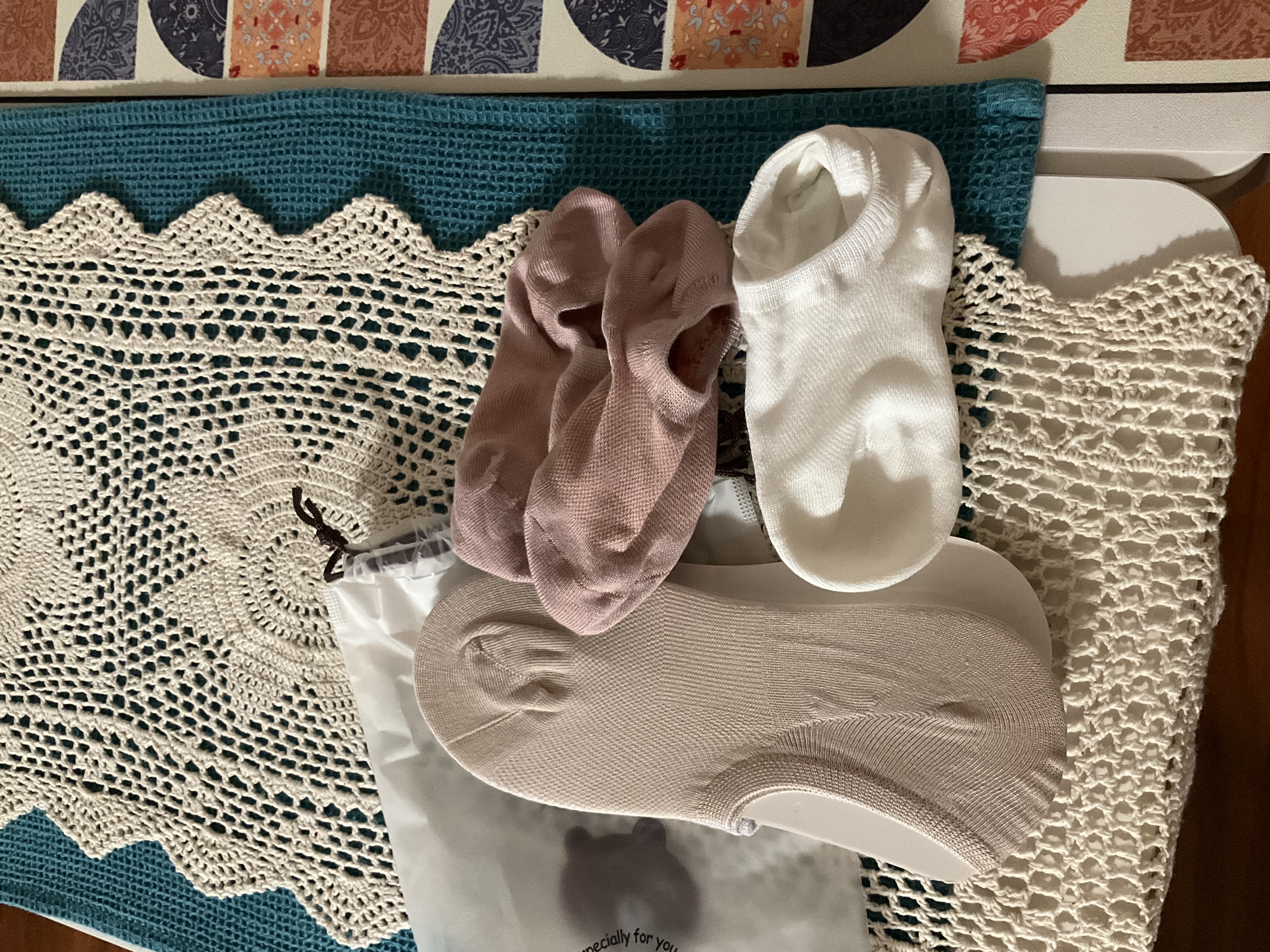 莫代尔天然竹纤维船袜子女夏季薄款透气抗菌吸汗防臭硅胶条防掉跟隐形袜 实拍图