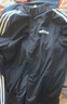 adidas休闲舒适三条纹立领夹克外套男装秋季阿迪达斯官方轻运动 黑色/白（推荐选大一码）   L 实拍图