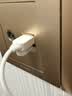 绿联超六类网线细线 CAT6A纯铜万兆成品跳线 家用电脑网络连接线 兼容千兆百兆宽带8米白色45483 实拍图