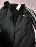 adidas休闲舒适三条纹立领夹克外套男装秋季阿迪达斯官方轻运动 黑色/白（推荐选大一码）   2XL 实拍图