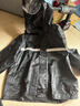 乐优佰易 反光成人雨衣套装分体式 C牛津布单帽檐 XL 防暴雨含雨裤骑车交通 实拍图