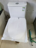 九牧（JOMOO）马桶 家用虹吸式马桶大冲力节水坐便器 防臭瞬冲 易洁抗菌马桶 升级50大管径-双旋无棱11396-305坑 实拍图