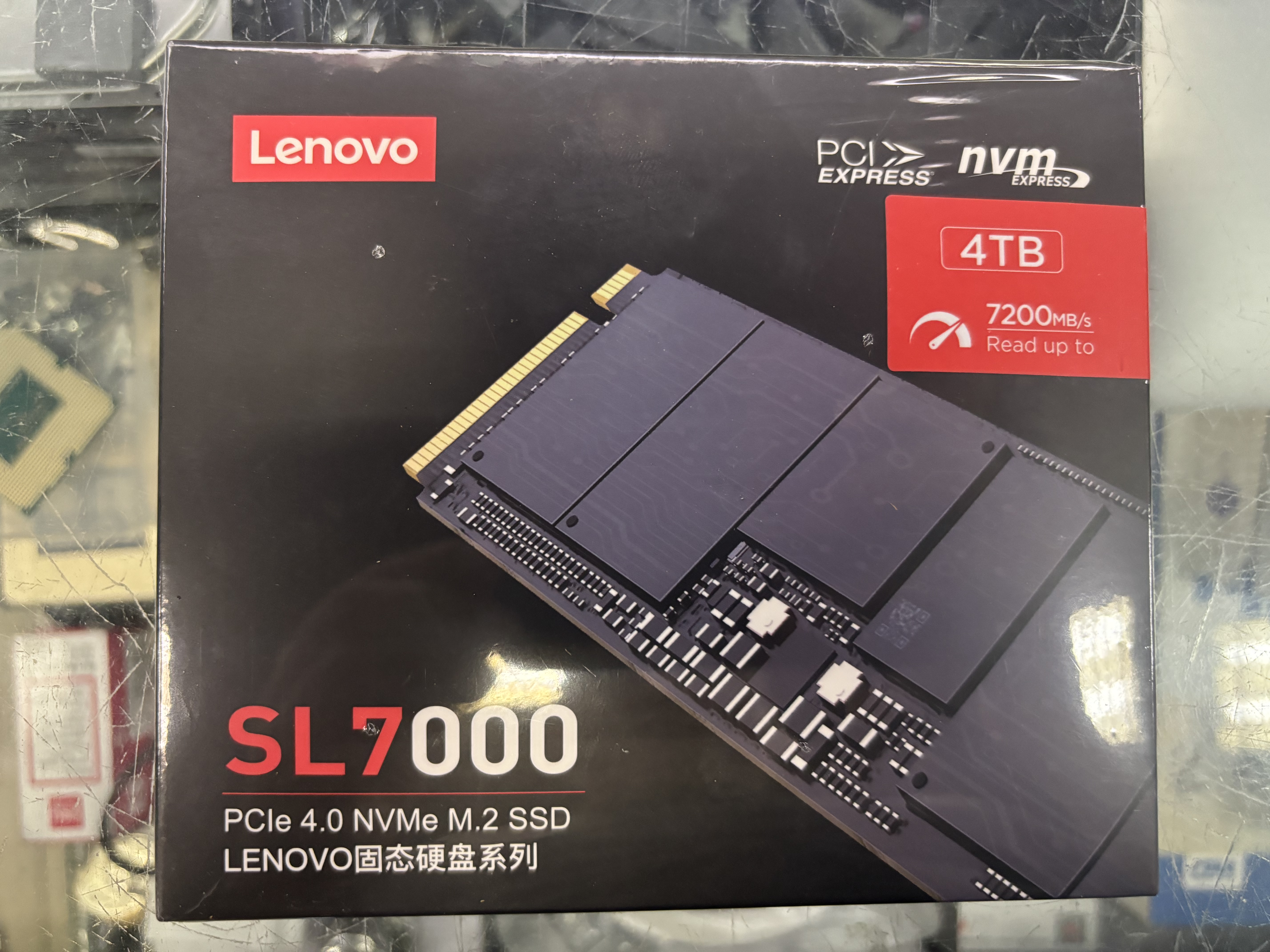 联想（Lenovo）4TB SSD固态硬盘m.2接口(NVMe协议)PCIe4.0 x4 SL7000 40Pro读速高达7200MB/s 实拍图