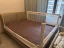 丸丫K2婴儿床围栏宝宝防摔床护栏床边防掉挡板免打钉三面1.5*2*2 实拍图