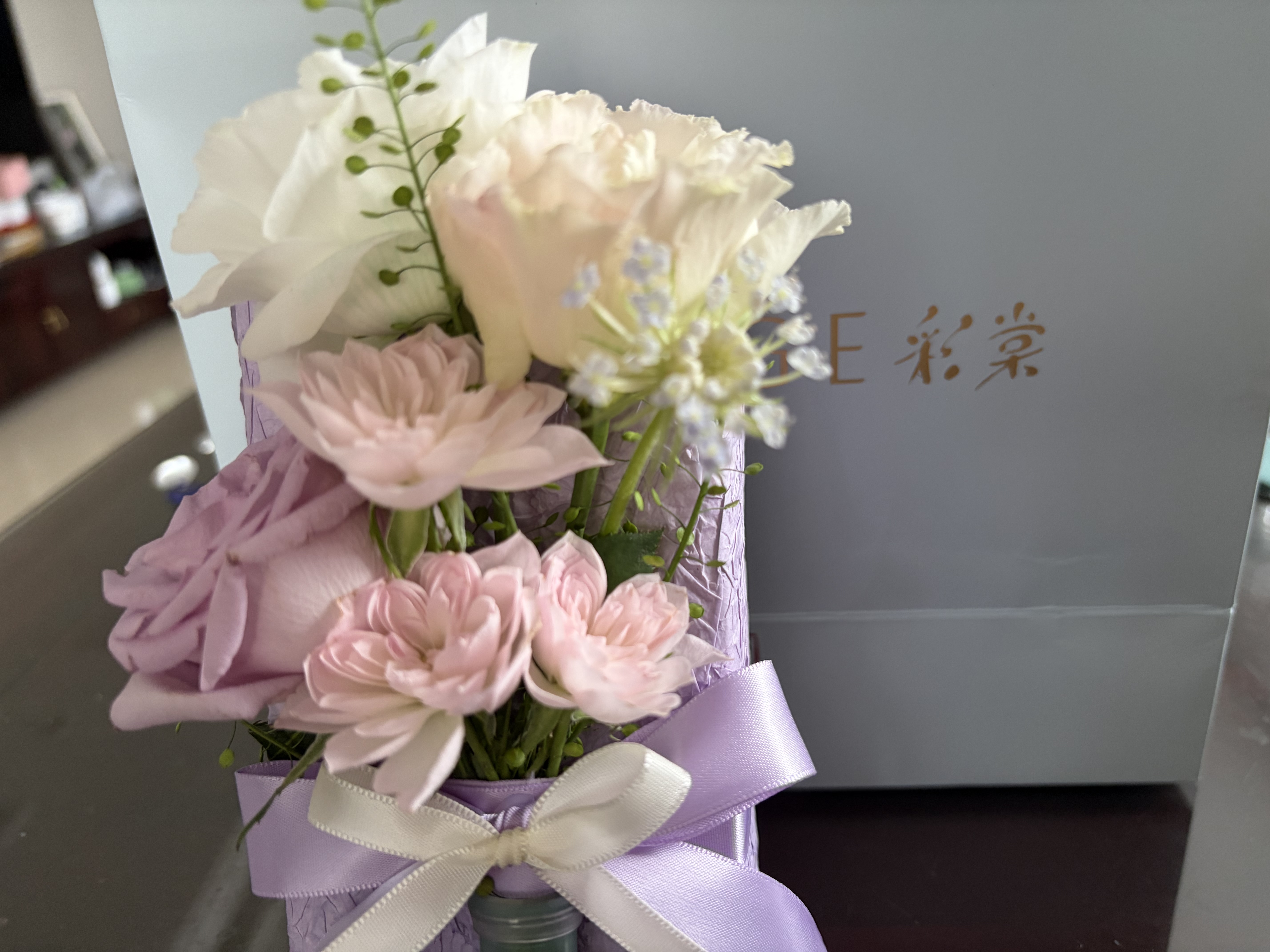 彩棠彩妆套装修容盘A01+小釉瓶口红礼盒02柔粉调3支装七夕礼物 实拍图